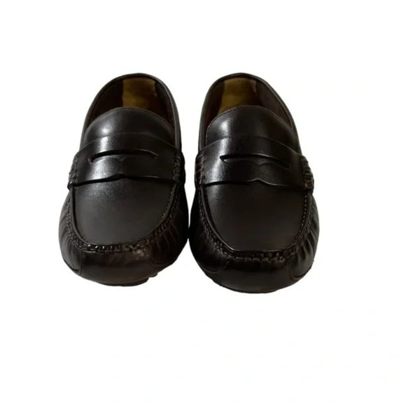 ‼️SOLD‼️Cole Haan Grant Canoe Penny Driving Loafer Moc Dark Brown Men's Size 7 - Picture 2 of 6